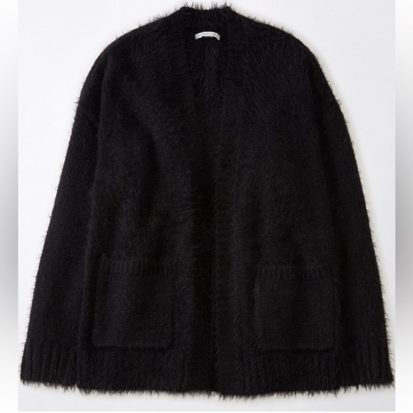 American Eagle Outfitters Whoa So Cozy Fuzzy Cardigan - Picture 3 of 6
